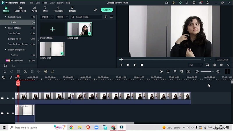 Filmora-tutorial:Creëer een zwevend tandenborsteleffect voor video s 