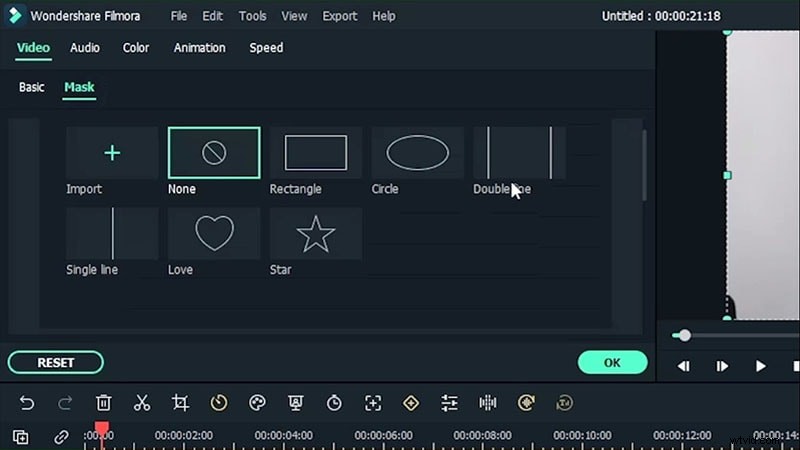 Filmora-tutorial:Creëer een zwevend tandenborsteleffect voor video s 