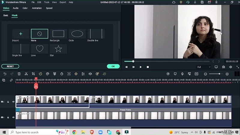 Filmora-tutorial:Creëer een zwevend tandenborsteleffect voor video s 