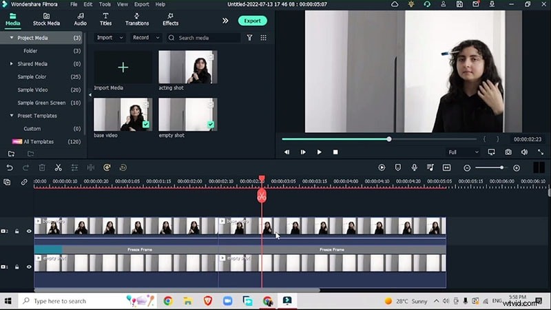Filmora-tutorial:Creëer een zwevend tandenborsteleffect voor video s 