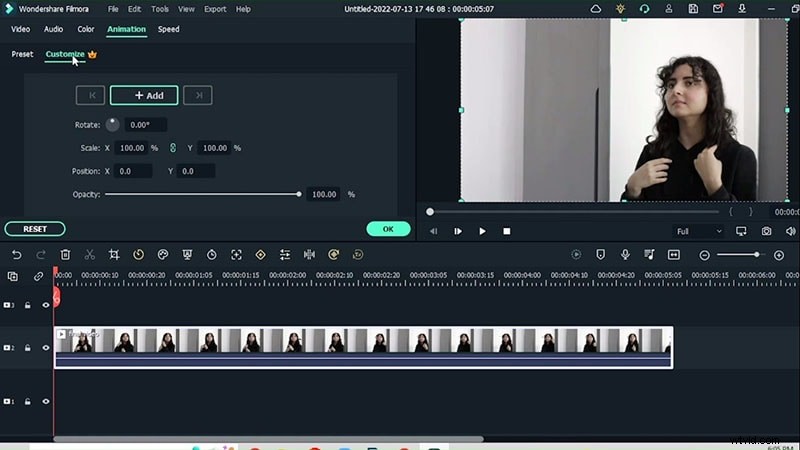 Filmora-tutorial:Creëer een zwevend tandenborsteleffect voor video s 