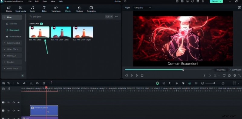 Beheers geavanceerde teksteffecten voor AMV-bewerking in Filmora 