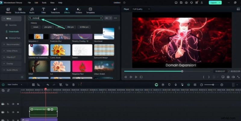 Beheers geavanceerde teksteffecten voor AMV-bewerking in Filmora 