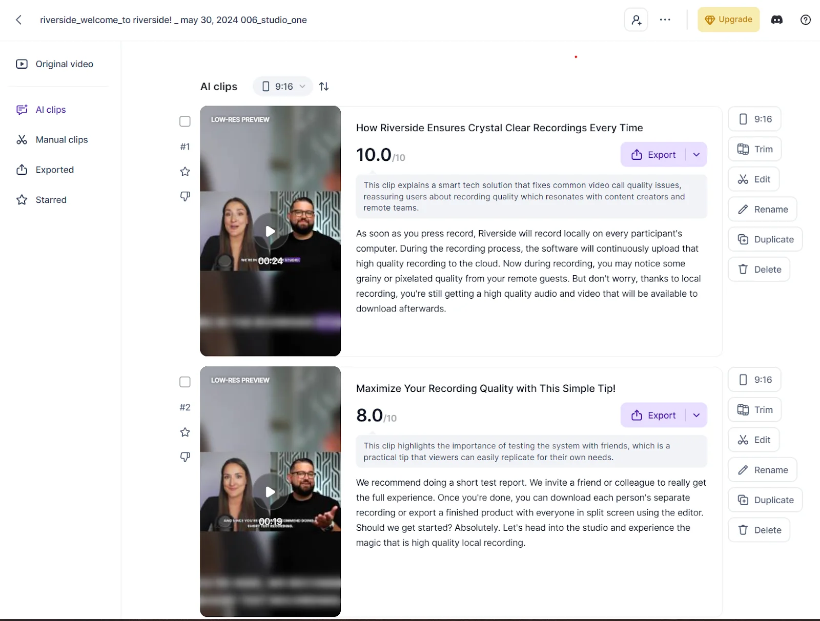 Nejlepší alternativy klipů Opus v roce 2024:Top 10 AI video editorů 