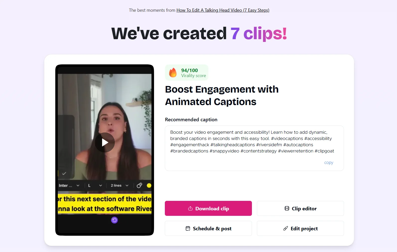 Nejlepší alternativy klipů Opus v roce 2024:Top 10 AI video editorů 