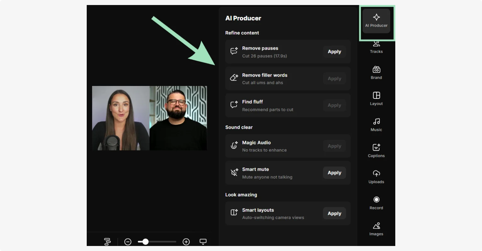 Beheers tekstgebaseerde videobewerking:bewerk video s via transcriptie als een professional 