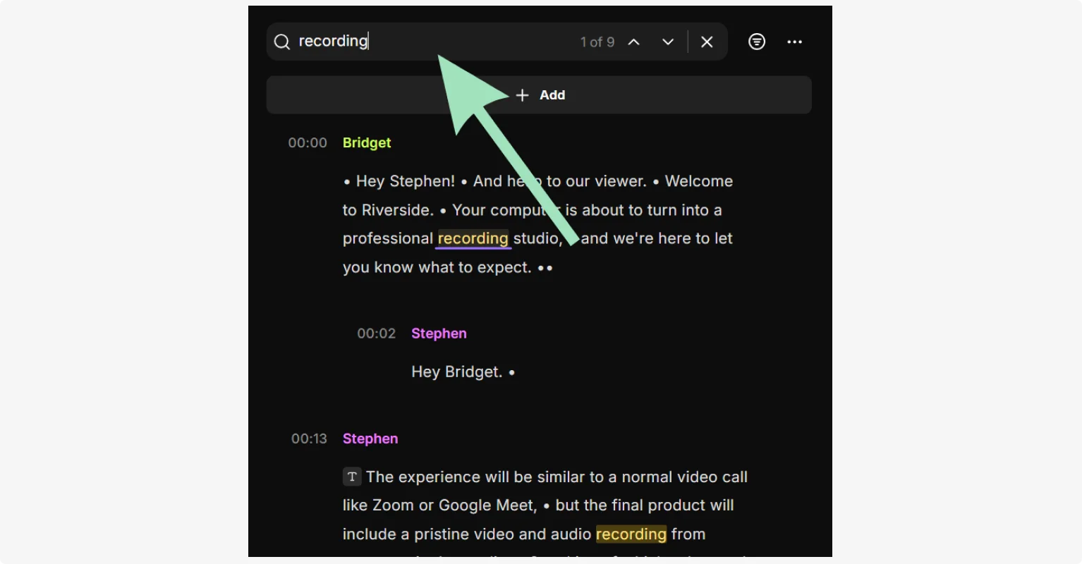 Beheers tekstgebaseerde videobewerking:bewerk video s via transcriptie als een professional 