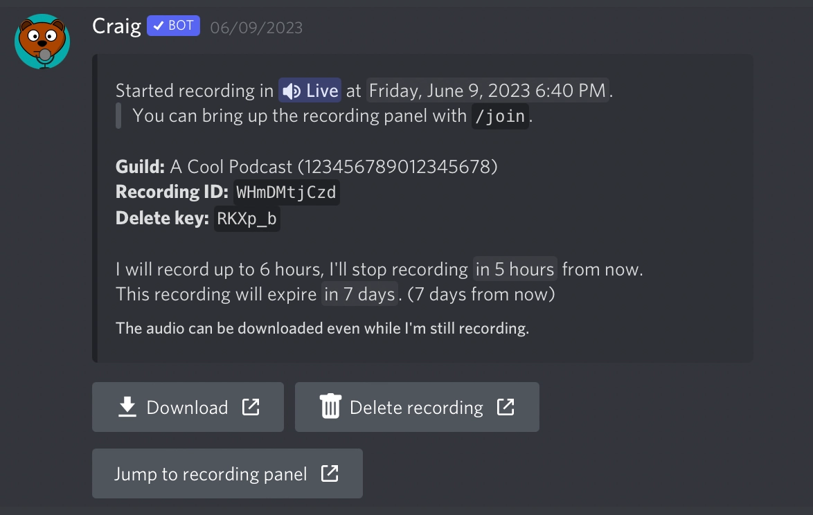 Craig Bot Review:uitgebreide gids voor Discord-audio-opname 