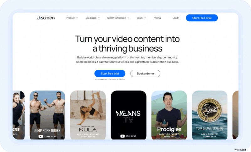 Top 10 platforms voor het genereren van inkomsten voor makers voor 2026:maximaliseer uw inkomsten met Uscreen en meer 
