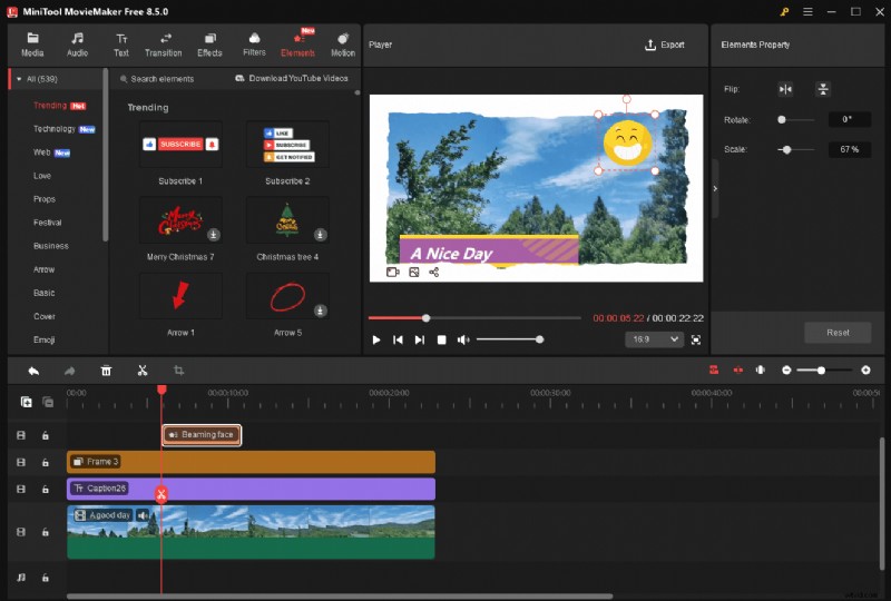 MiniTool MovieMaker:de toonaangevende gratis editor voor video-effecten van Windows 