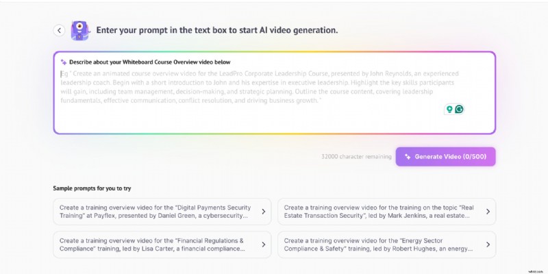 Maak boeiende whiteboard-animaties met AI:een stapsgewijze handleiding