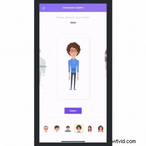 Maak je eigen avatar met Animaker:een stapsgewijze zelfstudie (iOS en internet)
