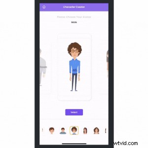 Maak je eigen avatar met Animaker:een stapsgewijze zelfstudie (iOS en internet)