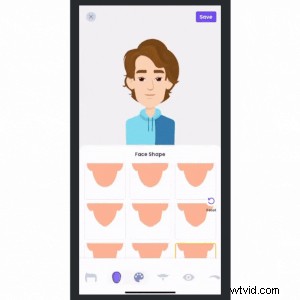 Maak je eigen avatar met Animaker:een stapsgewijze zelfstudie (iOS en internet)