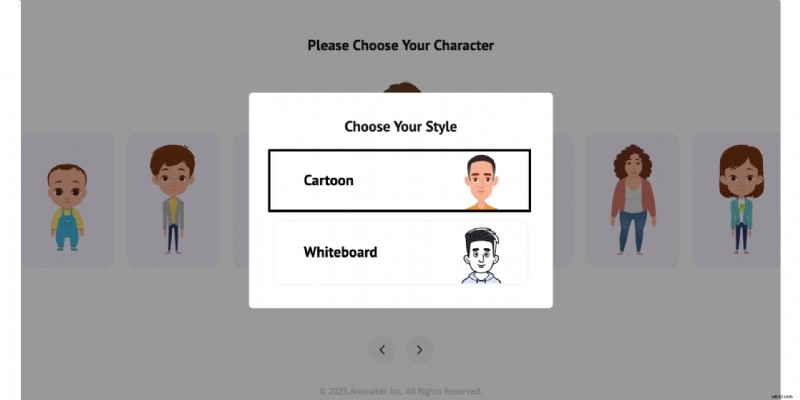 Maak je eigen avatar met Animaker:een stapsgewijze zelfstudie (iOS en internet)