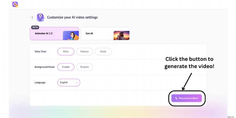 Zet tekst binnen enkele minuten om in geanimeerde video:een stapsgewijze AI-gids 
