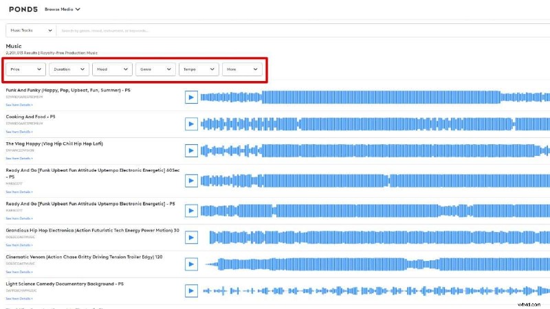Pond5-filters beheersen:vind snel de perfecte aandelen 