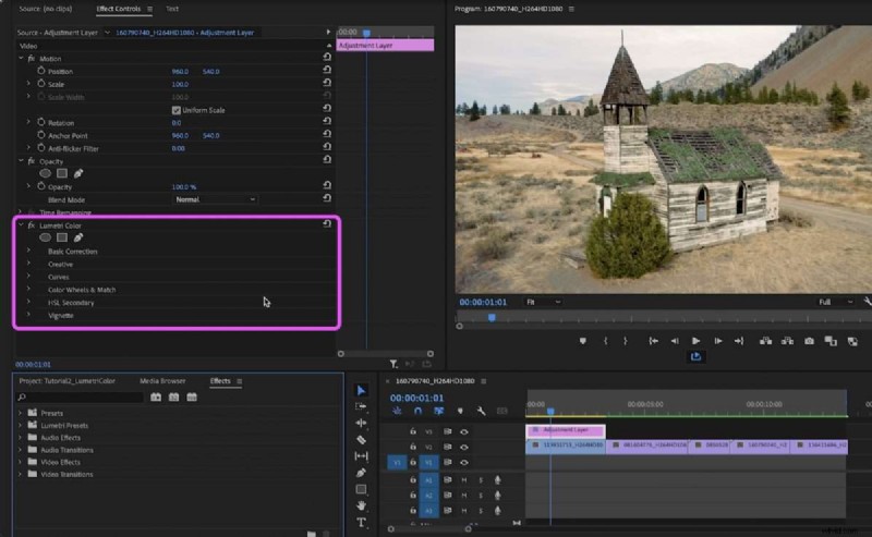 Transformeer uw beeldmateriaal met Lumetri Color van Premiere Pro:een stapsgewijze handleiding 