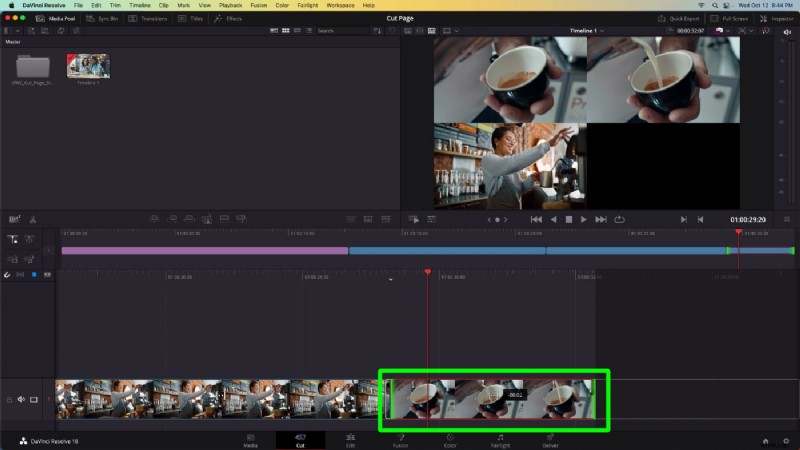 De cut-pagina van DaVinci Resolve beheersen:snellere B-roll-bewerking 