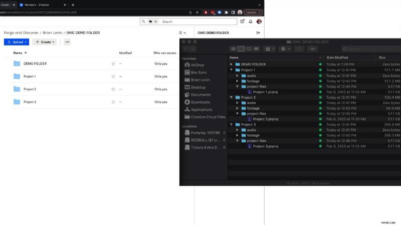 Postproductieworkflow:opslag beheren met Dropbox en NAS 