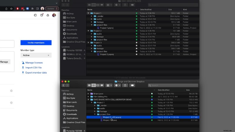 Postproductieworkflow:opslag beheren met Dropbox en NAS 