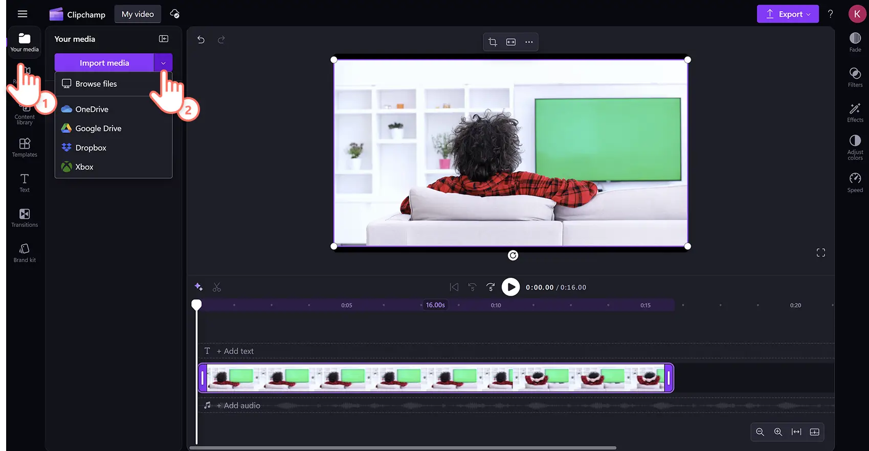 Green Screen-videobewerking:een complete gids | Clipchamp 