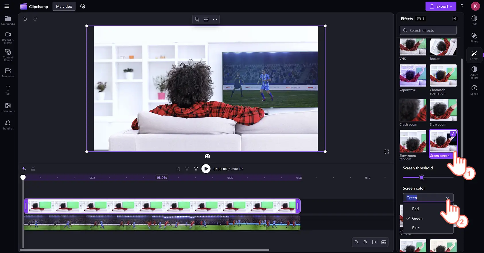 Green Screen-videobewerking:een complete gids | Clipchamp 