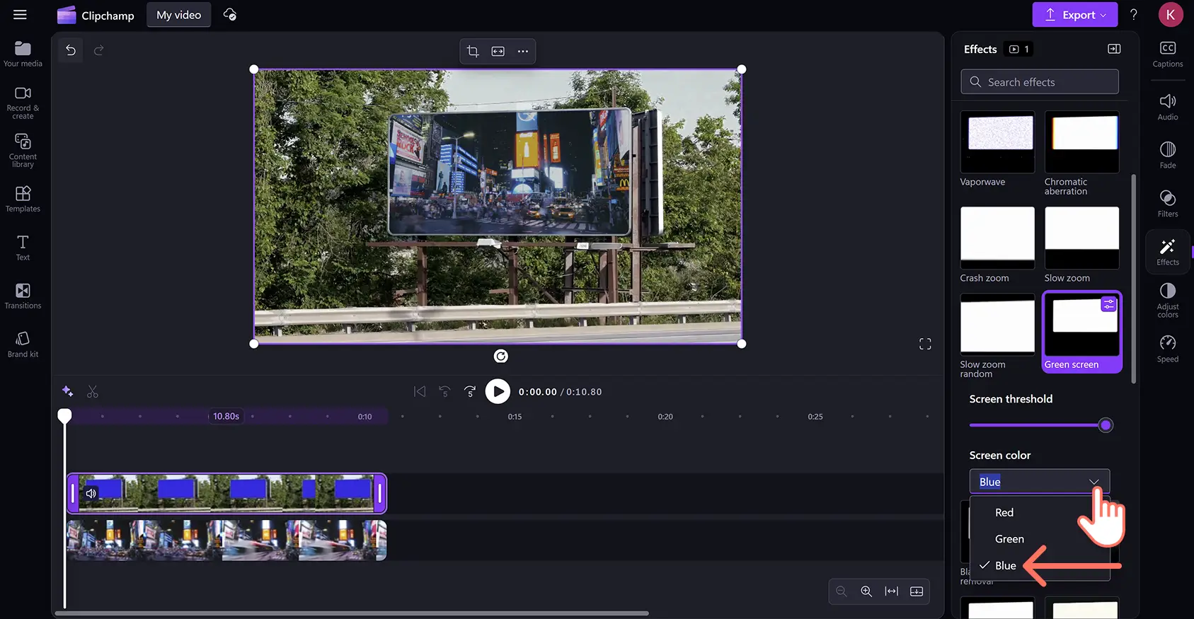 Green Screen-videobewerking:een complete gids | Clipchamp 