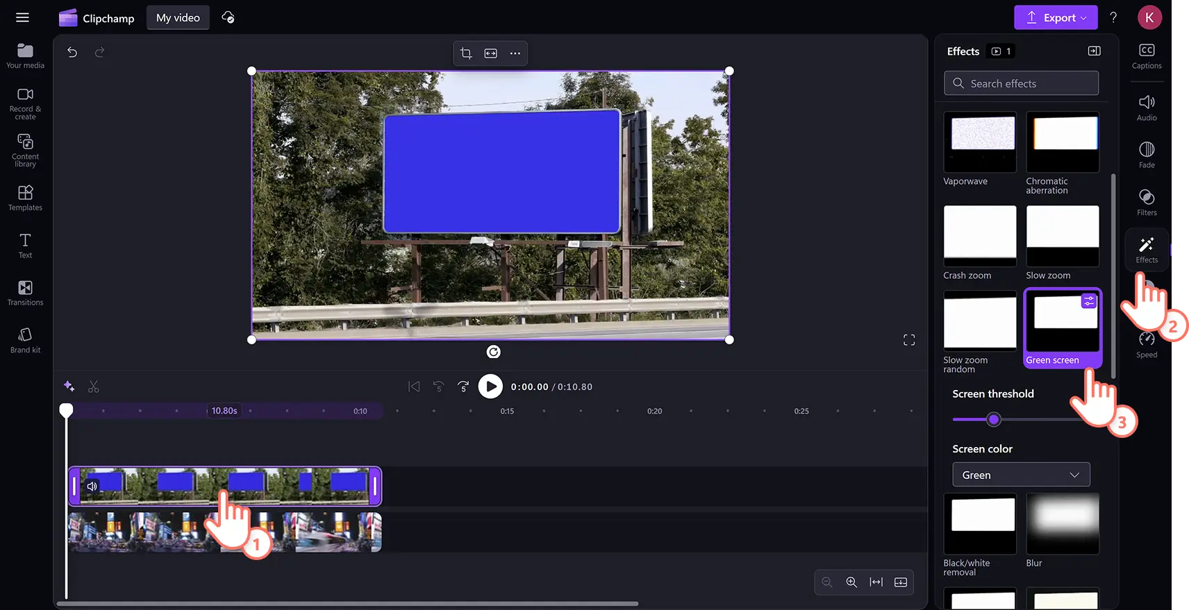 Green Screen-videobewerking:een complete gids | Clipchamp 