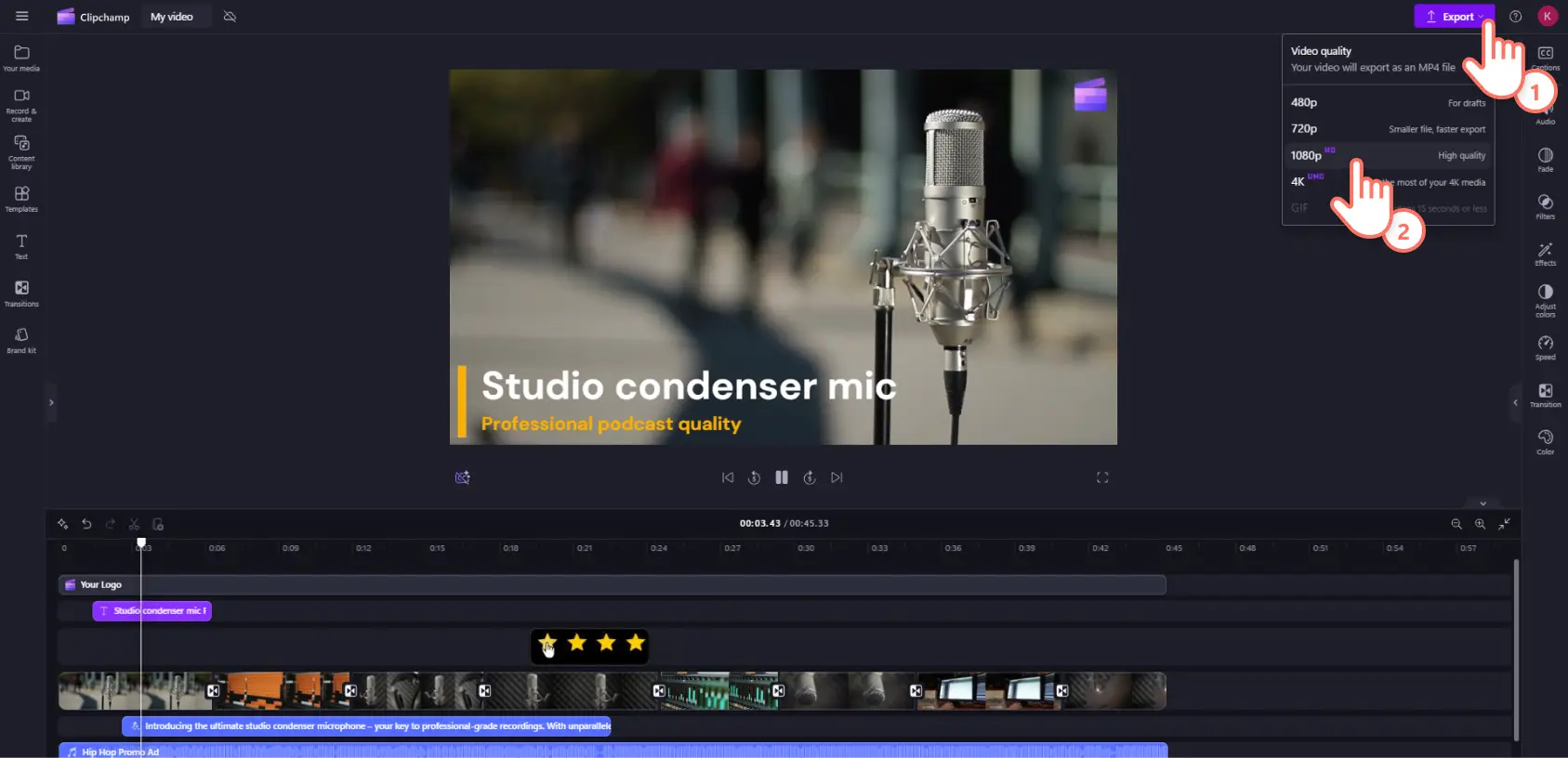 Video s op landingspagina s:maak boeiende video s en verhoog conversies | Clipchamp