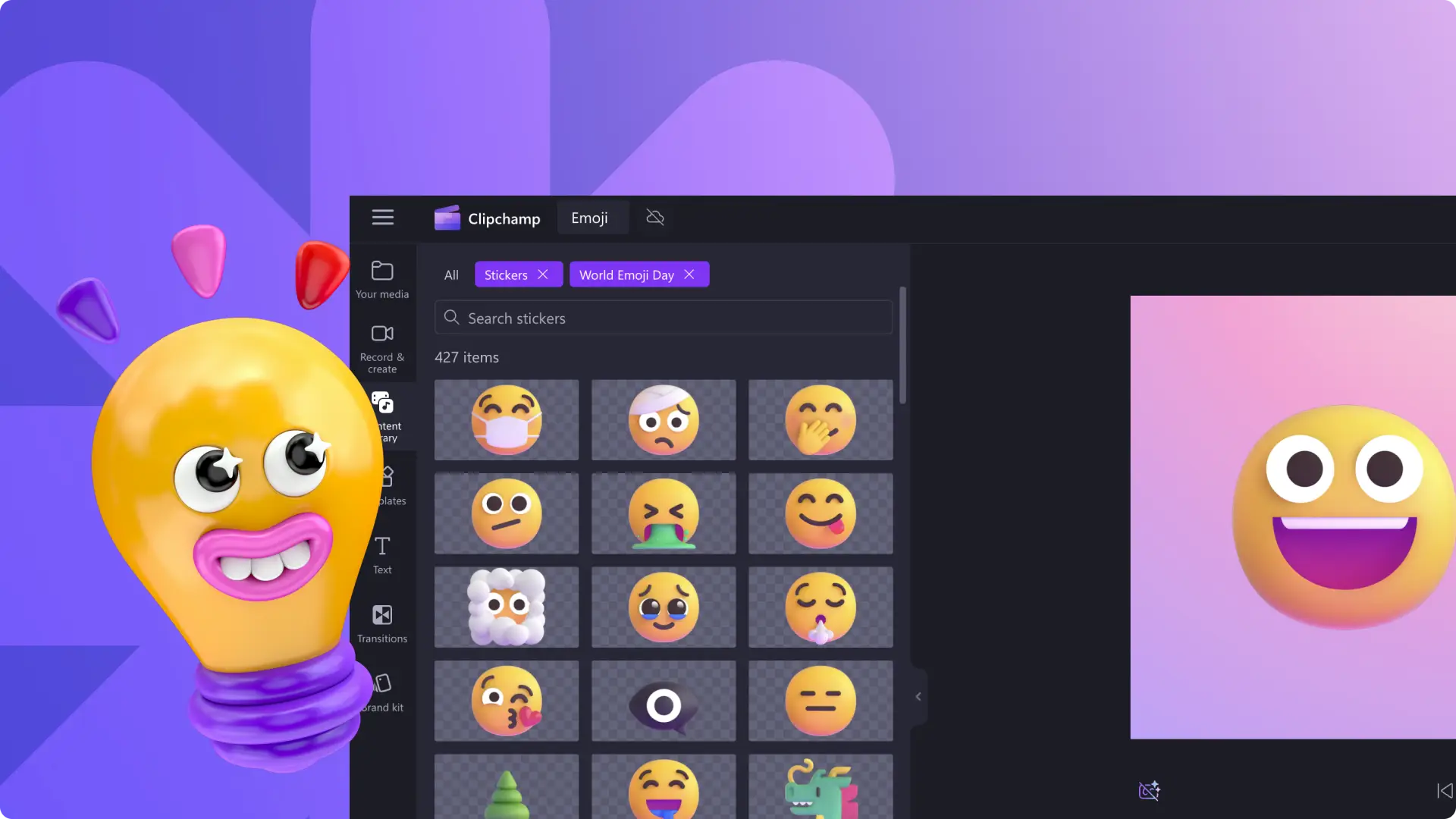Top 10 emoji s om uw videoprojecten in Clipchamp naar een hoger niveau te tillen 