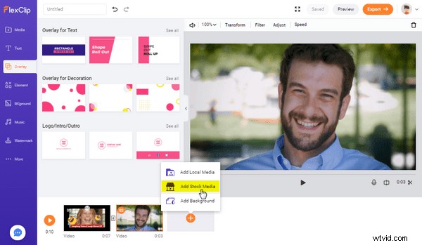 Maak online hilarische lachvideo s en GIF s | FlexClip 