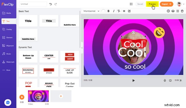 Maak online hilarische lachvideo s en GIF s | FlexClip 