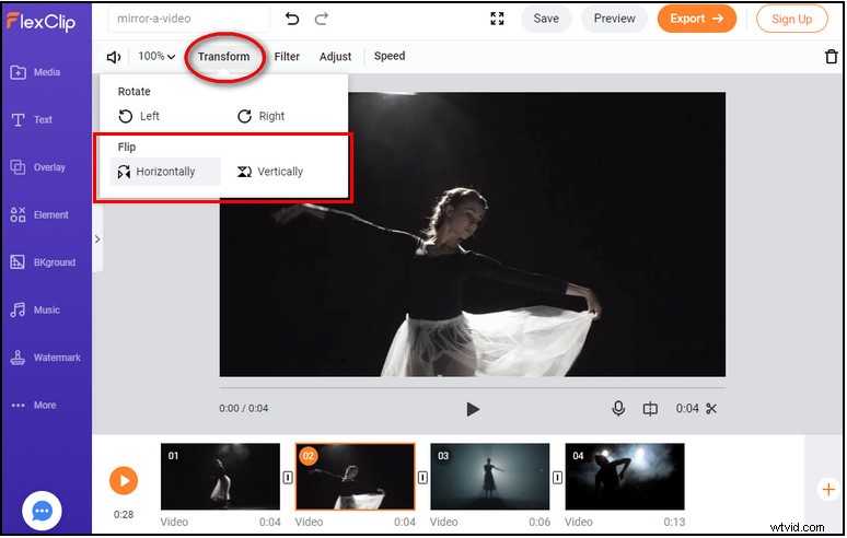 Videospiegeling:tutorials voor Windows, Mac en online - FlexClip 