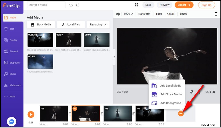 Videospiegeling:tutorials voor Windows, Mac en online - FlexClip 