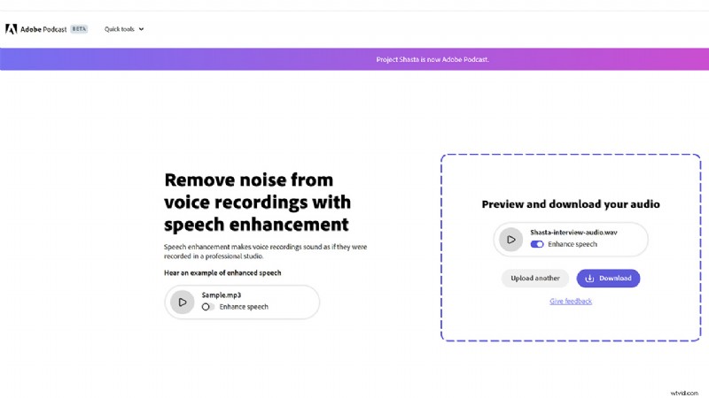Adobe Podcast:AI-audioverbetering – een diepe duik 