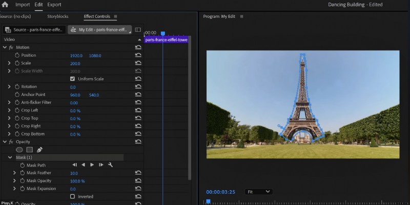 Effetti Premiere Pro:tutorial su edifici e terremoti:facili e veloci 