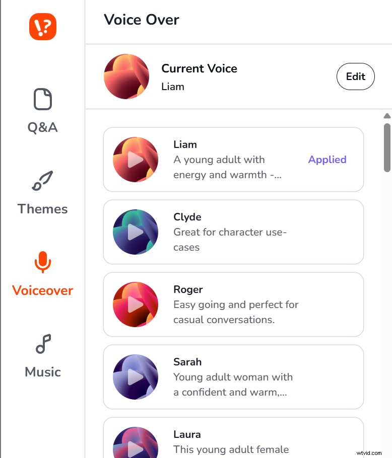Voice-overs voor trivia-video s:betrokkenheid vergroten of kijktijd schaden? 