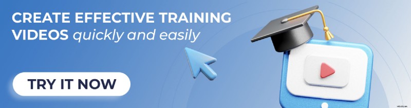 Crea video di formazione coinvolgenti:una guida in 3 passaggi 