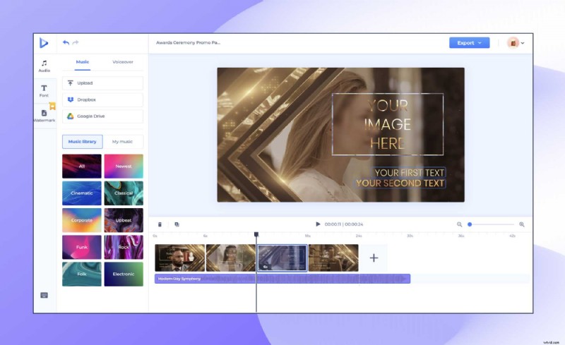 Verbeter uw video s:een eenvoudige handleiding voor het toevoegen van muziek in vier stappen - Renderforest 
