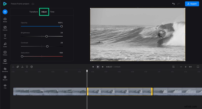 Moeiteloos framevideo s online bevriezen | Clideo 