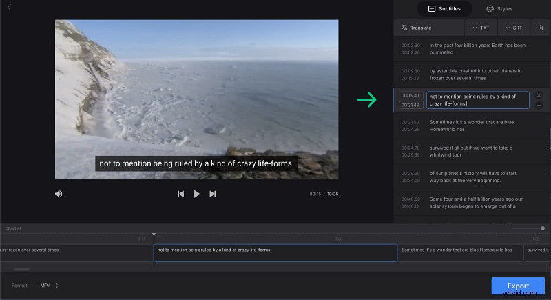 Stapsgewijze handleiding voor het extraheren van ondertitels uit MP4-video s 