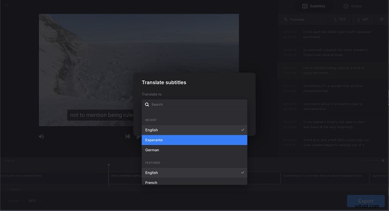Stapsgewijze handleiding voor het extraheren van ondertitels uit MP4-video s 