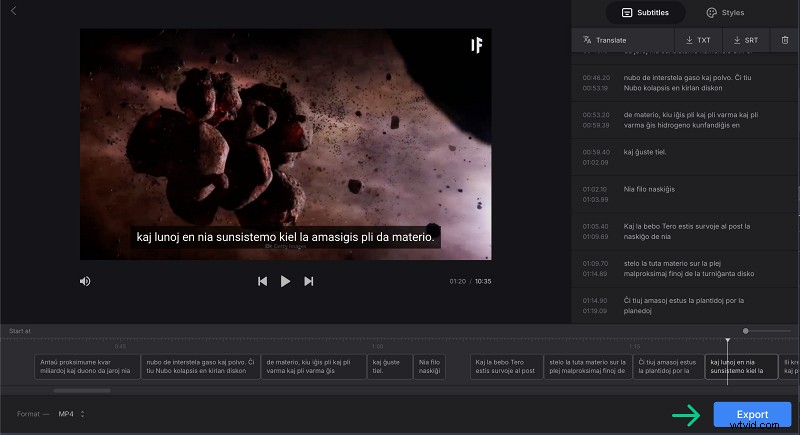 Stapsgewijze handleiding voor het extraheren van ondertitels uit MP4-video s 