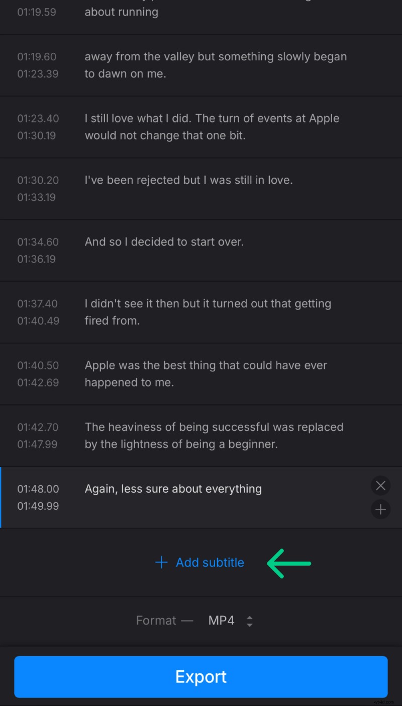 Voeg moeiteloos ondertitels toe aan video s op uw iPhone:een eenvoudige handleiding 