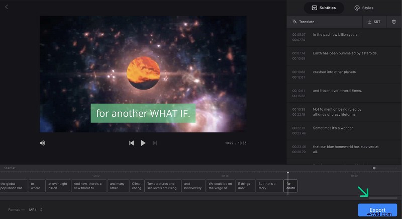 Hoe u ingebrande ondertitels online aan uw video kunt toevoegen 