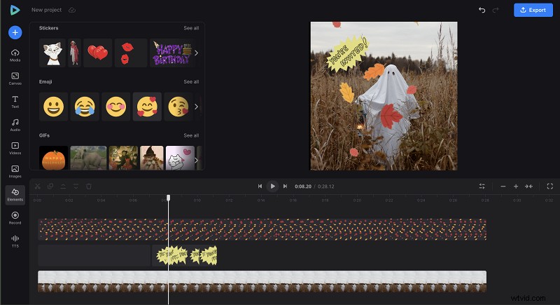 Maak griezelige GIF-uitnodigingen voor je Halloweenfeest 