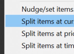 Masterizza l editing audio in Reaper:dividi, taglia, aggancia e unisci clip 