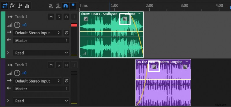 Audio crossfaden in Adobe Audition:een stapsgewijze handleiding 