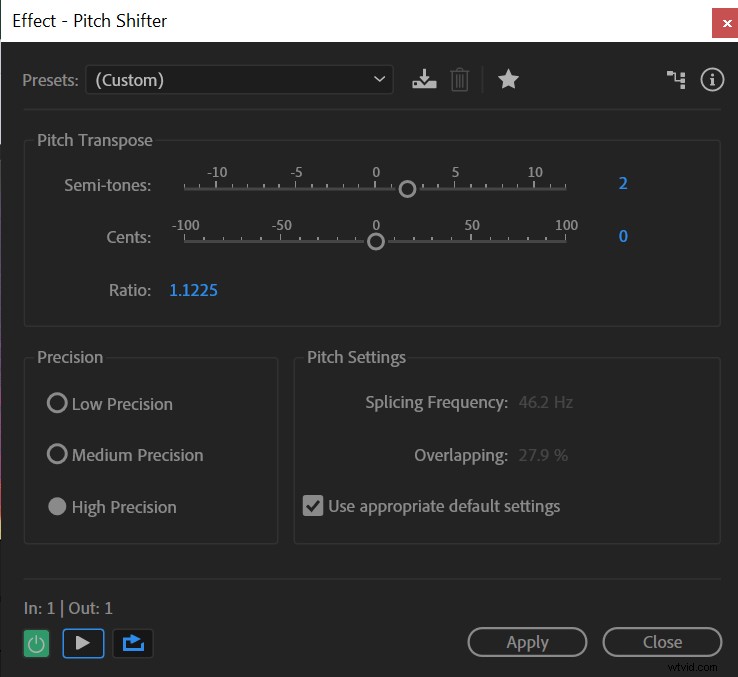 Verhoog uw stem:een gids voor een hogere toonhoogte in Adobe Audition 